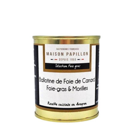 Ballotine de foie de Canard, Foie gras et Morilles