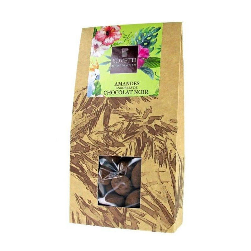 Étui Amandes au chocolat Noir - Bovetti