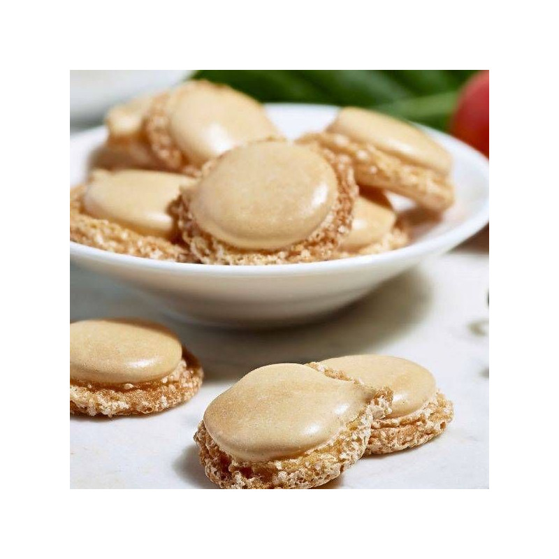 Biscuits macarons Abricot Vanille - Maison Bruyère