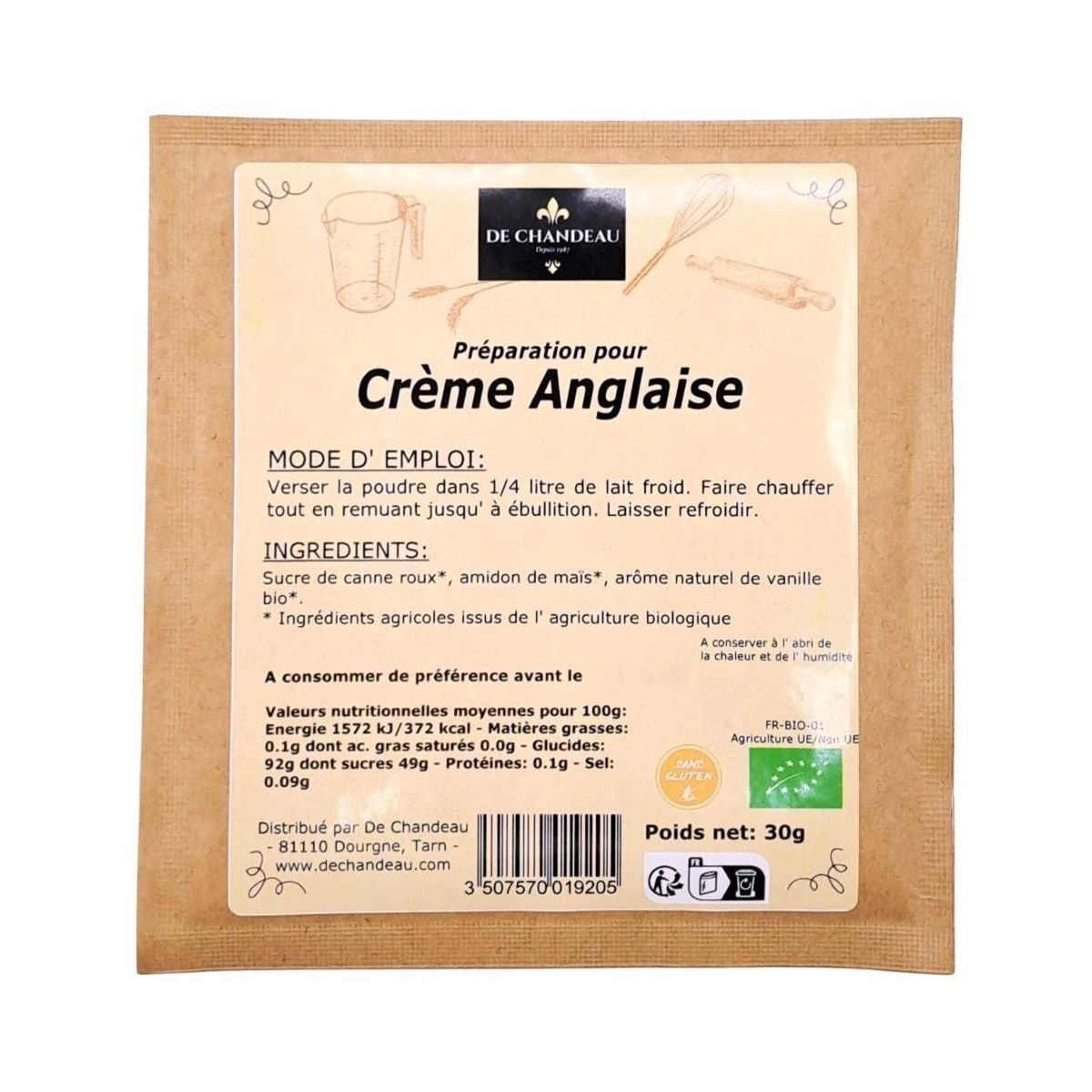Crème Anglaise BIO
