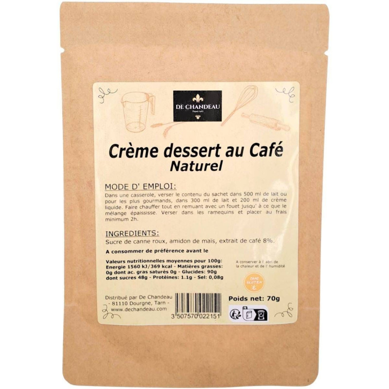 Crème dessert au Café