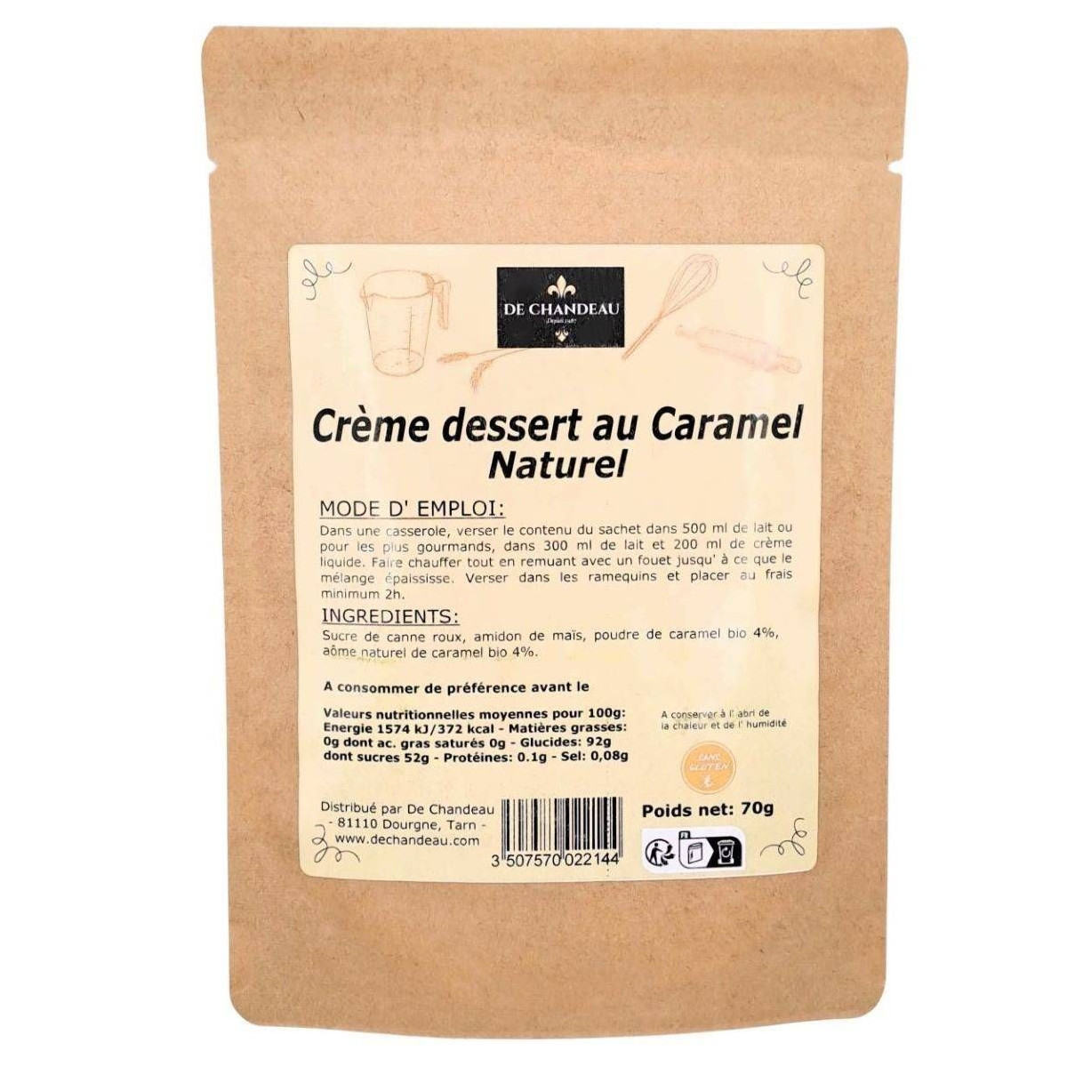 Crème dessert au Caramel