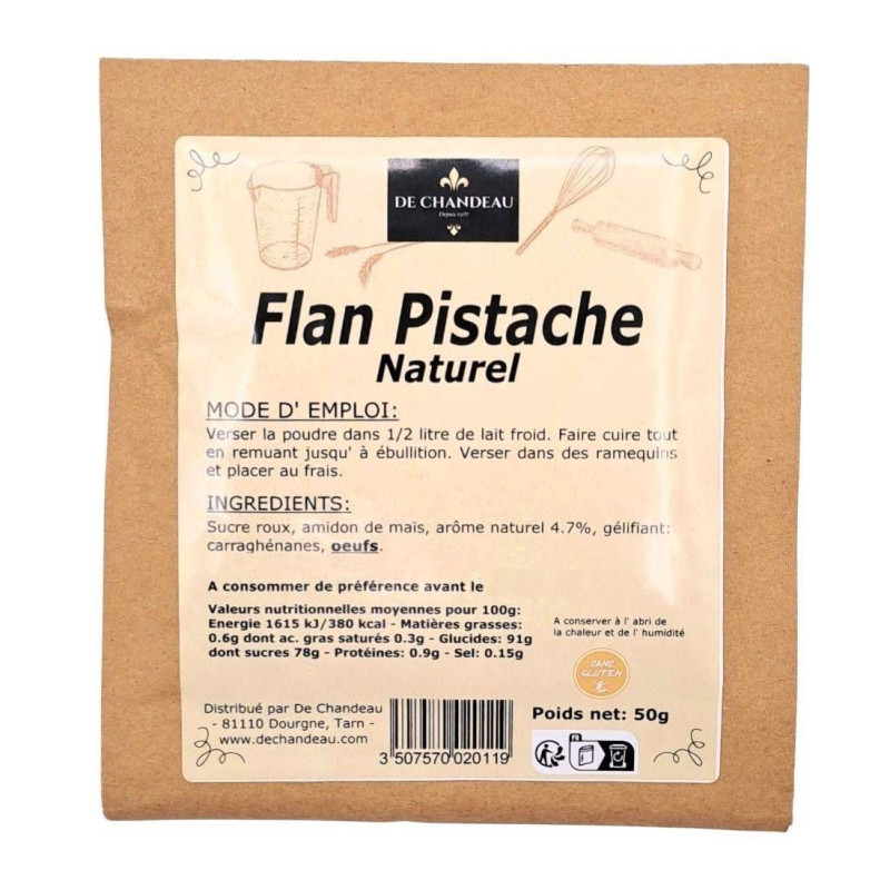 Flan Pistache