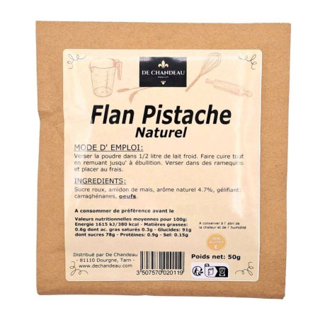 Flan Pistache