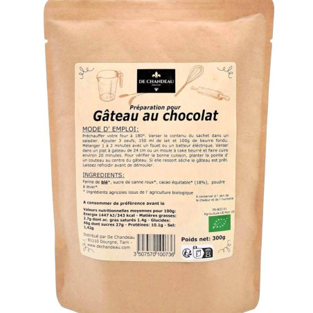 Gâteau au Chocolat BIO