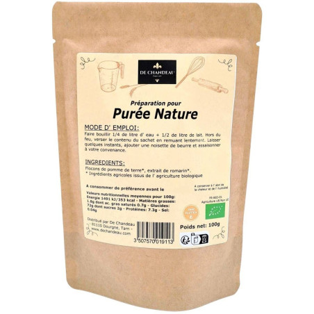 Purée de Pomme de Terre BIO
