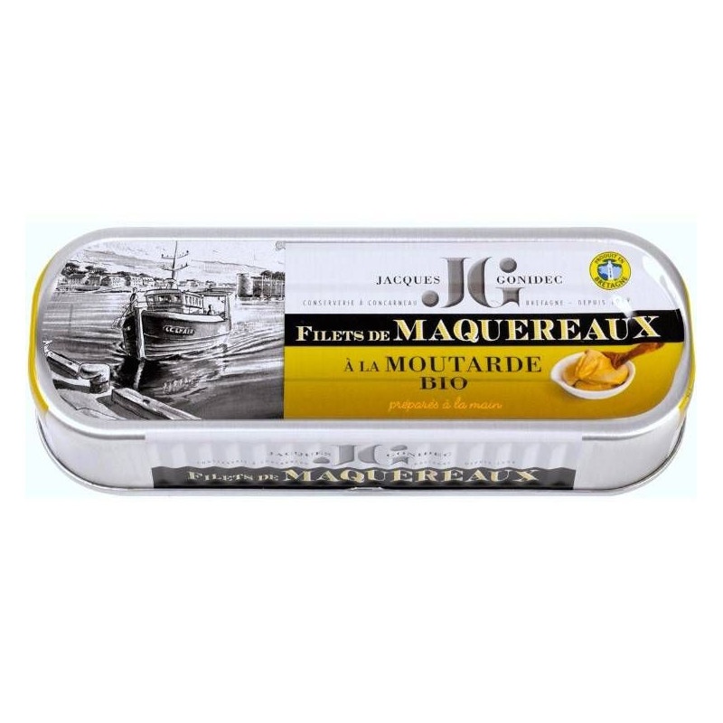 Filets de Maquereaux à la Moutarde BIO - Gonidec