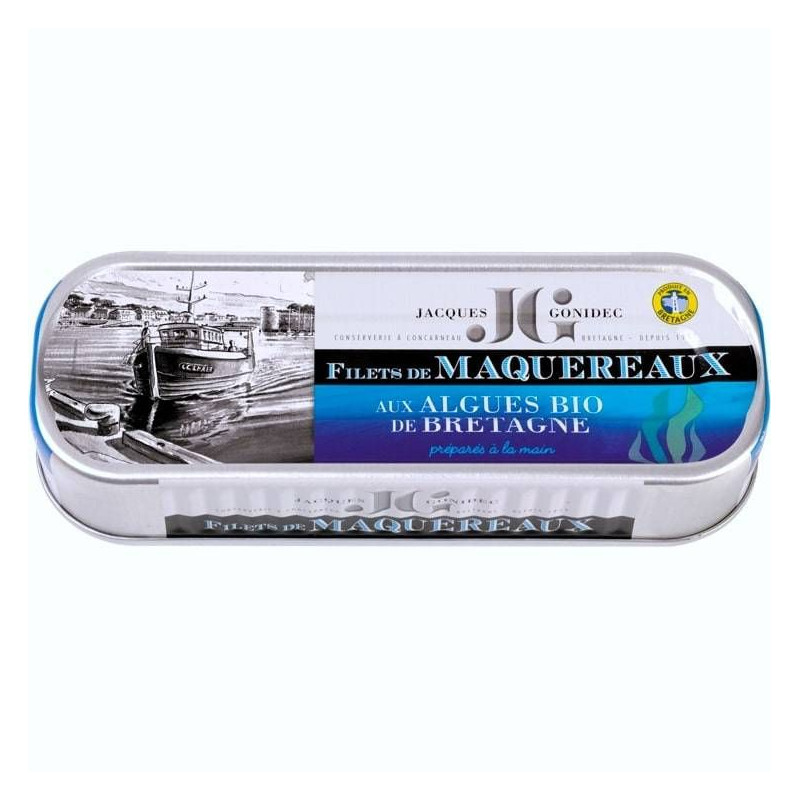 Filets de Maquereaux aux Algues BIO - Gonidec