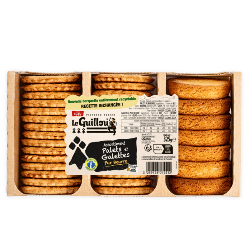 Palets et galettes bretonnes 325g