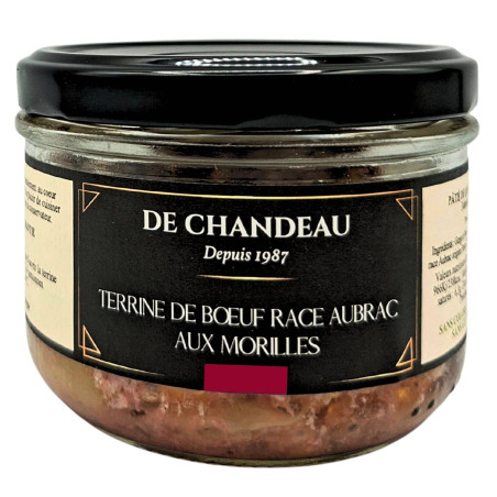 Terrine de Bœuf race Aubrac aux Morilles - 160g